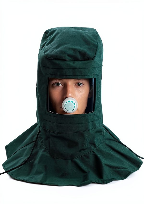 Sand Blasting Hood by Eujgoov Lightweight Oxford Fabric with PC Screen-1