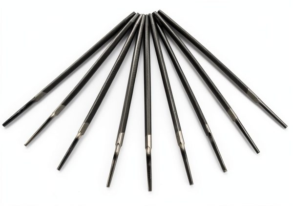 GLOGLOW Triangular Carbon Steel File Set 10 Hand Saw Sharpening Files-6