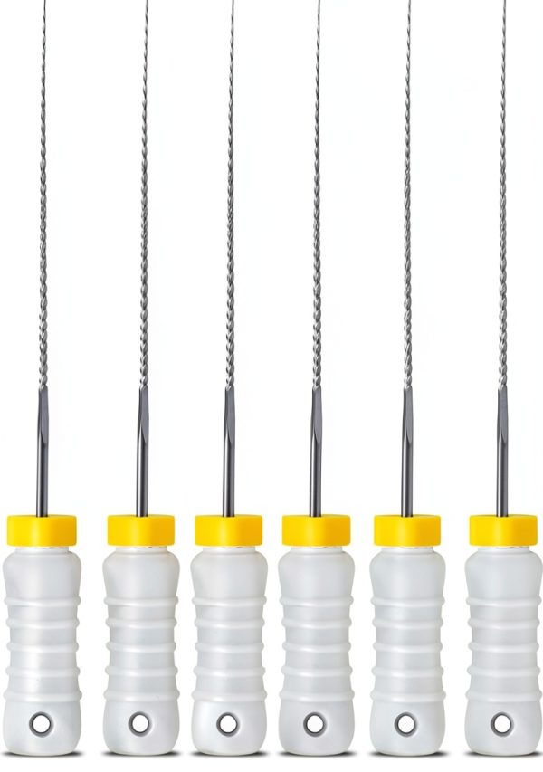 XUX K-File #15 Endodontic Stainless Steel Hand File 25mm White Taper-6