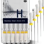 XUX Endodontic Hand File #15 21mm Stainless Steel H-File-0