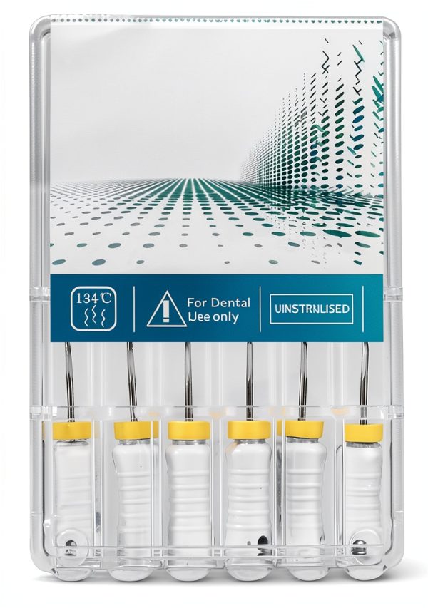 XUX K-File #15 Endodontic Stainless Steel Hand File 25mm White Taper-1