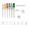 JMU NiTi Dental K-Files 25mm Endodontic Hand Premium Set 6-5