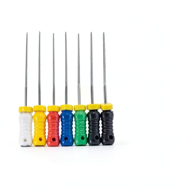 Easyinsmile Endo H File Stainless Dental Set #6-#80 Colored Handles-2