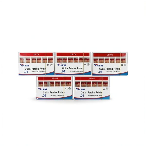 HTMGendo Gutta Percha Endodontic Points Mixed Set 15-80 Size Range-0