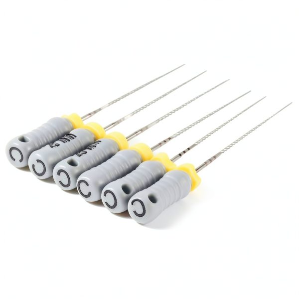 C+FILES 25mm Endodontic File by JMU Stainless Steel with Plastic-4