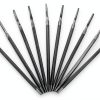 GLOGLOW Triangular Carbon Steel File Set 10 Hand Saw Sharpening Files-0