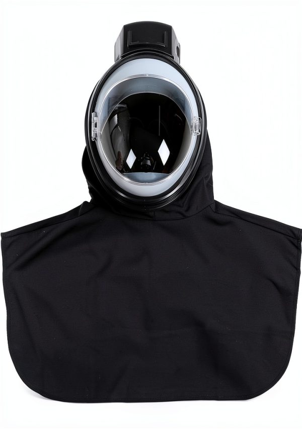 Srliya Sandblasting Hood with Anti-Fog Polycarbonate Lens and Flip-Up-0