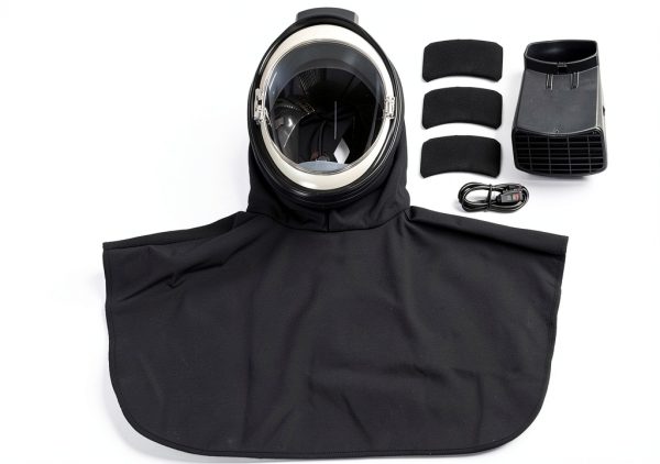 Srliya Sandblasting Hood with Anti-Fog Polycarbonate Lens and Flip-Up-5