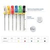 JMU Dental K-File Endodontic Set 6-Piece NiTi Flexible Instruments-6