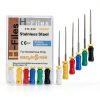 Easyinsmile Endo H File Stainless Dental Set #6-#80 Colored Handles-0