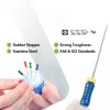 VASTMED Dental K-Files Root Canal Steel Size 15-40 Color Coded-1