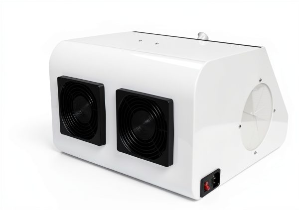 Guoyjmm Dental Sandblasting Dust Box with LED Light and Tempered Glass-4