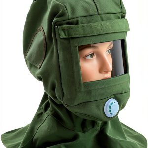 Banapoy Sandblasting Hood with Curved Glass and Dual Air Filters-0