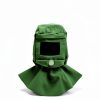 Banapoy Sandblasting Hood with Curved Glass and Dual Air Filters-1