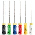 JMU Dental K-File Endodontic Set 6-Piece NiTi Flexible Instruments-0