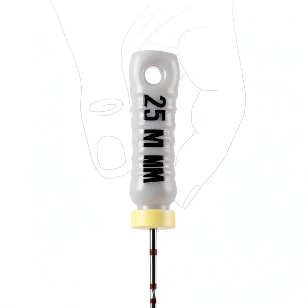 C+FILES 25mm Endodontic File by JMU Stainless Steel with Plastic-6