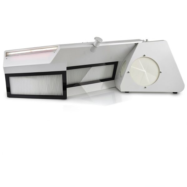Guoyjmm Dental Sandblasting Dust Box with LED Light and Tempered Glass-6