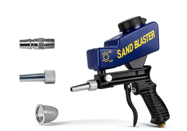 Sand Blaster Gun OEN Kit for Metal, Wood & Glass up to 120 PSI-6