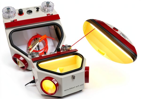 Vevor Sandblaster Professional Lab with LED Window and Dual Pens-3