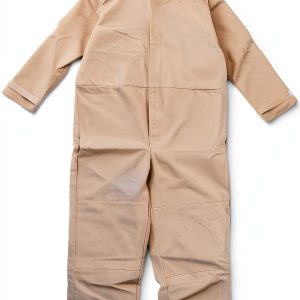 Sandblasting Suit Luqeeg Canvas Leather Coverall with Robust Build-0
