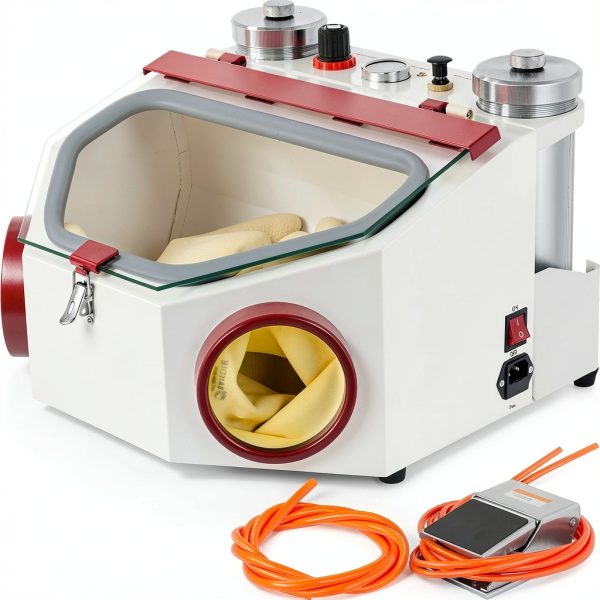 Vevor Sandblaster Professional Lab with LED Window and Dual Pens-0